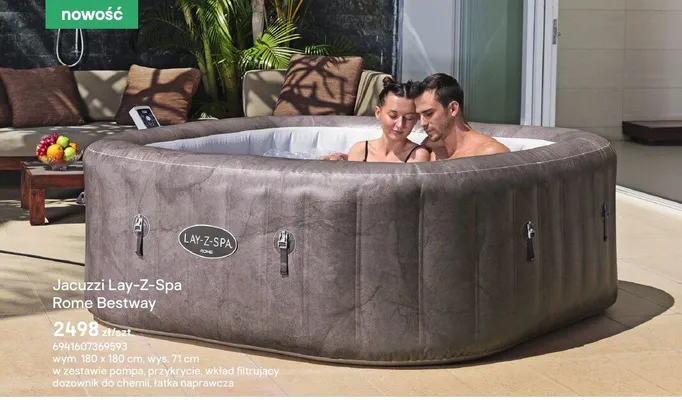 Jacuzzi Lay-Z-Spa Rome promocja w Castorama
