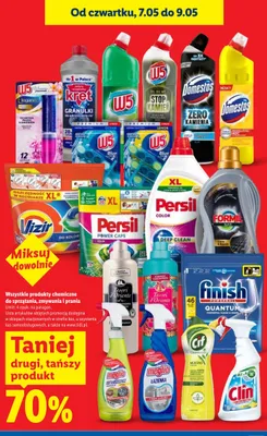 Kapsułki do prania Vizir do koloru XL promocja w Lidl