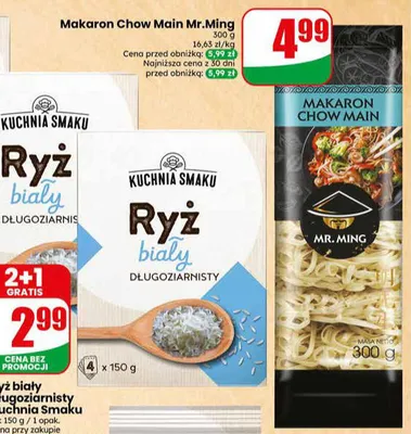Makaron Chow Main Mr. Ming promocja w Dino