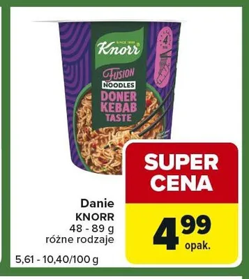 Danie KNORR promocja w Carrefour Express