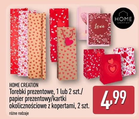 Torebki prezentowe 1 lub 2 szt. promocja w Aldi