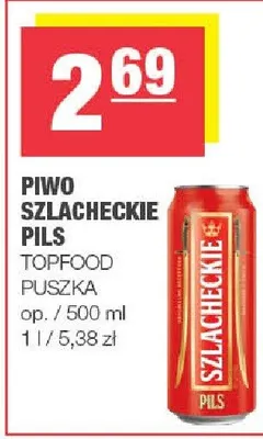 Piwo Szlabreckie Pils promocja w SPAR