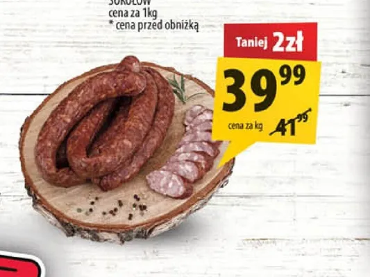 Kiełbasa Szefa Wędzarnia Dunikowscy promocja w Arhelan