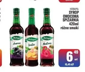 Syrop Owocowa Spiżarnia aronia Herbapol promocja w Tomi Markt
