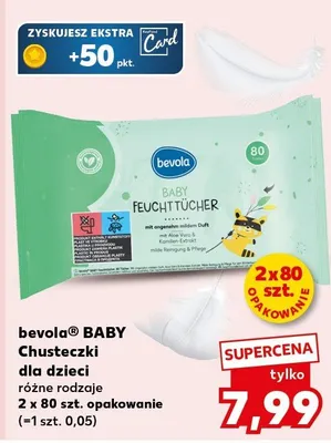 Chusteczki dla dzieci różne rodzaje 2 x 80 szt. opakowanie promocja w Kaufland
