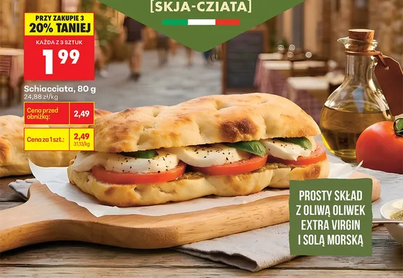 Schiacciata promocja w Biedronka