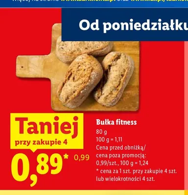 Bułka fitness promocja w Lidl