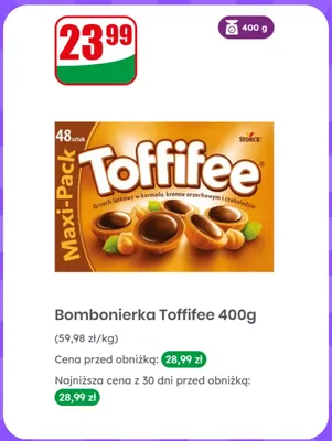 Bombonierka Storck Toffifee Maxi-Pack promocja w Dino