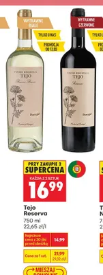 Wino Tejo Reserva promocja w Biedronka