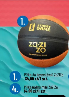 Piłka do koszykówki ZaZiZo promocja w POLOmarket