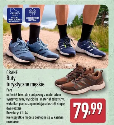 Buty turystyczne męskie promocja w Aldi