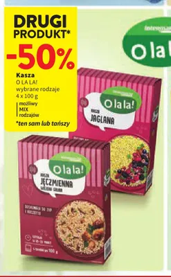 Kasza jęczmienna O la la! promocja w Intermarche