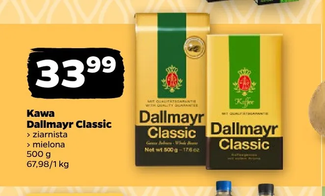 Kawa mielona Dallmayr Classic promocja w Netto