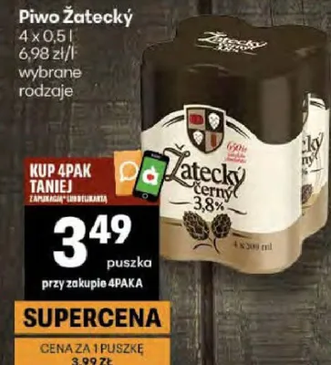 Piwo wybrane rodzaje promocja w Delikatesy Centrum