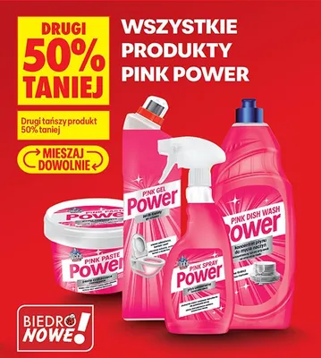 Środki czystości różne rodzaje promocja w Biedronka