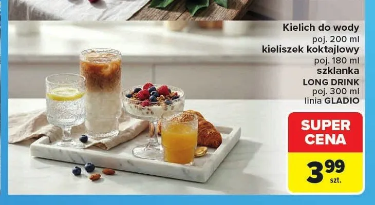 Kieliszek koktajlowy Altom Design Gladio promocja w Carrefour
