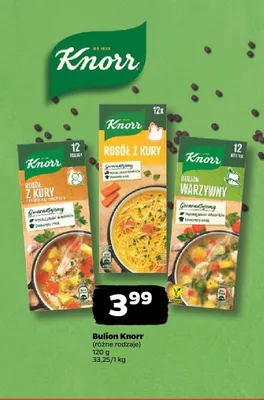 Bulion, różne rodzaje Knorr promocja w Netto