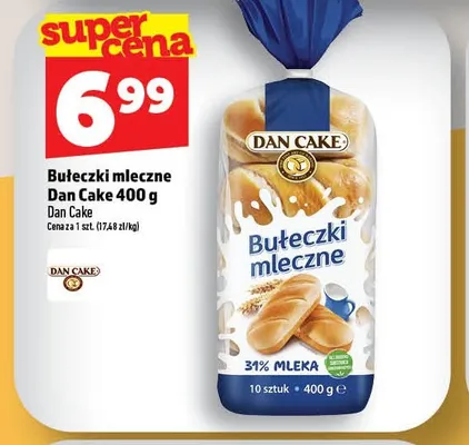 Bułeczki mleczne Dan Cake promocja w TOPAZ
