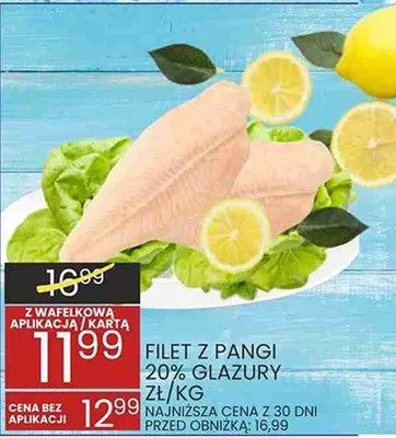 Filet z panga bez glazury promocja w Wafelek
