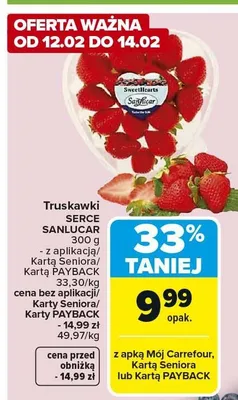 Truskawki promocja w Carrefour Market