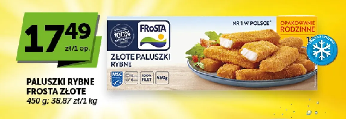 Paluszki rybne Frosta Złote promocja w ABC