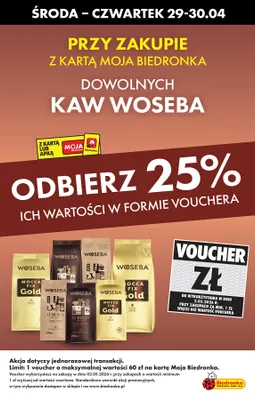 Kawa Woseba Ti Meriti promocja w Biedronka