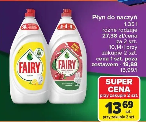 Płyn do naczyń cytrynowy promocja w Carrefour Market