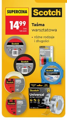 Taśma warsztatowa Scotch promocja w Biedronka