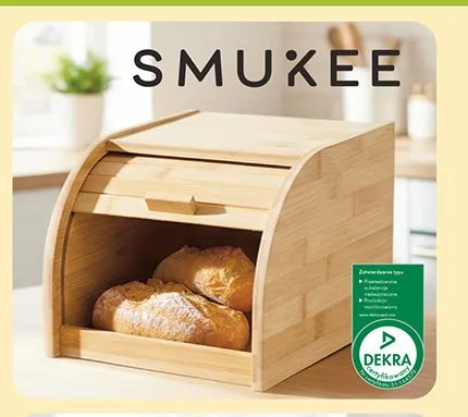 Chlebak z żaluzjowym zamknięciem obrotowy Smukee promocja w Biedronka