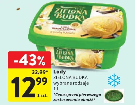 Lody Zielona Budka promocja w Intermarche