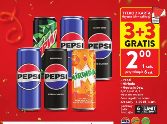 Napój gazowany Mirinda promocja w Intermarche