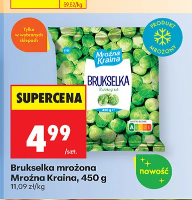 Brukselka mrożona Mroźna Kraina promocja w Biedronka