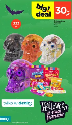 Zestaw słodyczy Halloween promocja w Dealz