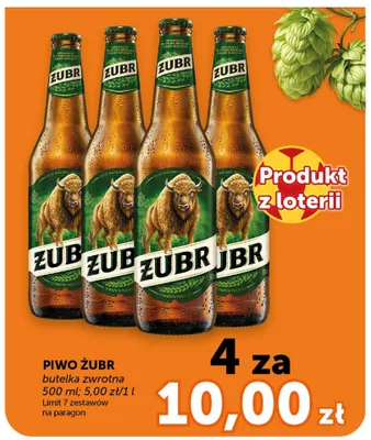 Piwo Żubr promocja w Euro Sklep