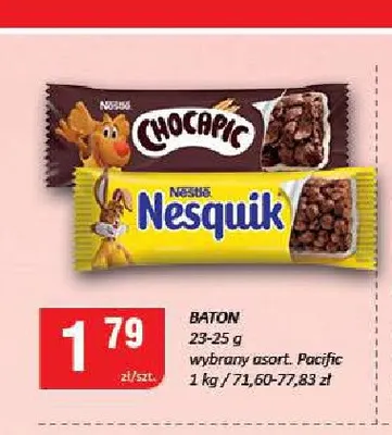 Baton Nesquik Nestlé promocja w Chorten