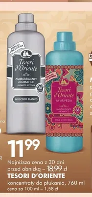 Koncentraty do płukania TESORI D'ORIENTE 760ml promocja w Super-Pharm