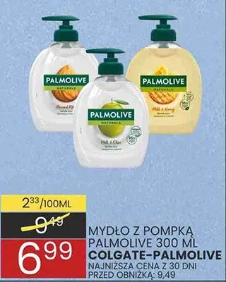 Mydło z pompką Palmolive promocja w Wafelek