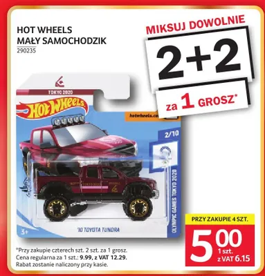 Mały samochodzik Hot Wheels promocja w Selgros
