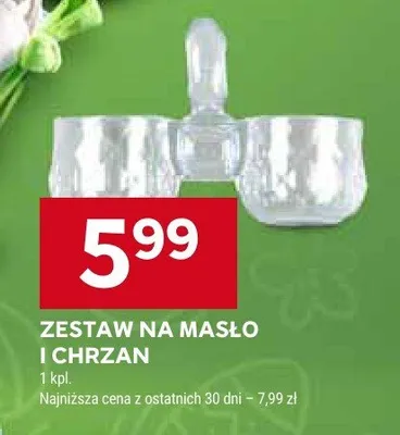 Zestaw na masło i chrzan promocja w Stokrotka