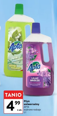 Płyn uniwersalny APTA wybrane rodzaje promocja w Intermarche