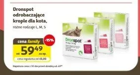 Krople odrobaczające dla kota Dronspot L promocja w Super Zoo
