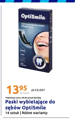Paski wybielające do zębów OptiSmile promocja w Action