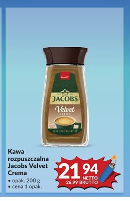 Kawa rozpuszczalna Jacobs Velvet Crema promocja w Makro