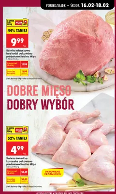 Świeża ćwiartka kurczaka pakowana próżniowo promocja w Biedronka