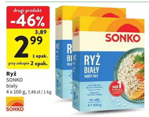 Ryż biały promocja w Intermarche