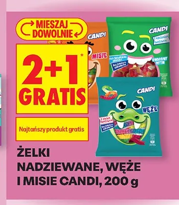 Żelki misie Candi promocja w Biedronka