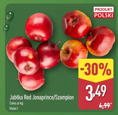Jabłka Red Jonaprince/Szampion klasa I promocja w Aldi