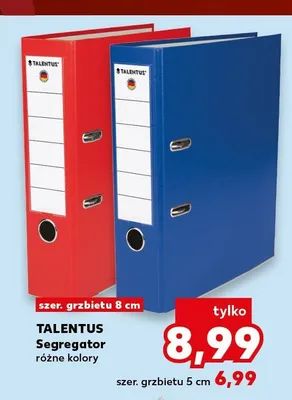 Segregator TALENTUS szerokość grzbietu 5 cm promocja w Kaufland