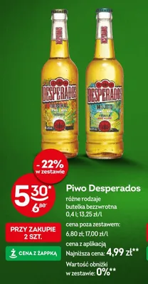 Piwo Desperados Original promocja w Żabka