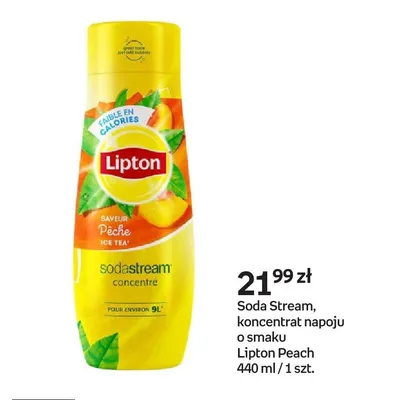 Koncentrat napoju o smaku Lipton Peach promocja w Empik